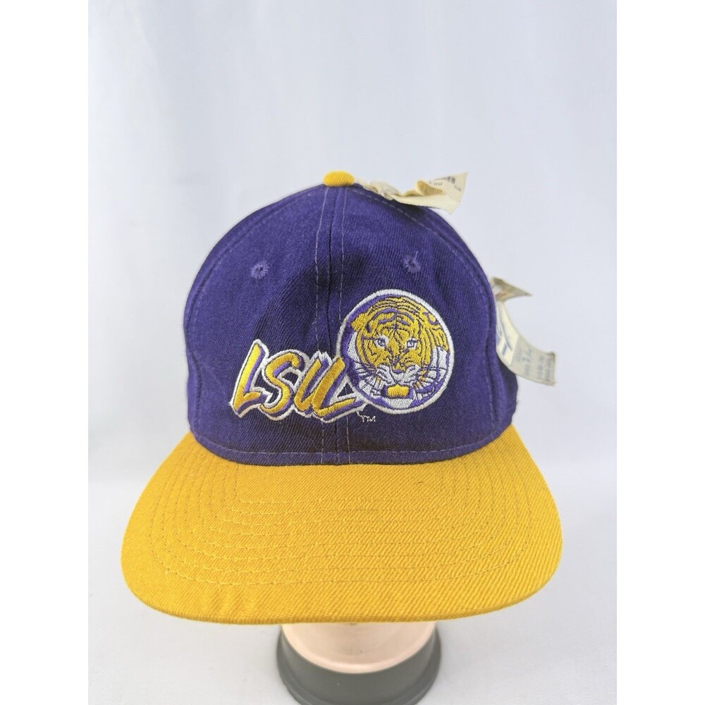 DEADSTOCK NWT LSU Tigers The Game Vintage Snapback Cap Hat
